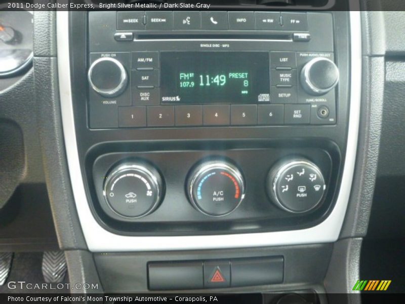 Bright Silver Metallic / Dark Slate Gray 2011 Dodge Caliber Express