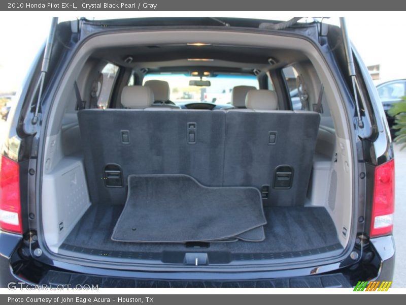 Crystal Black Pearl / Gray 2010 Honda Pilot EX-L
