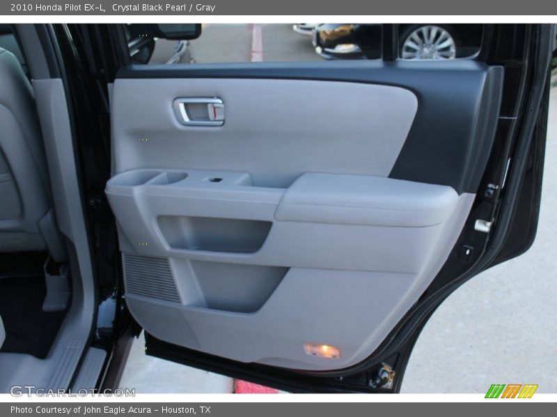 Crystal Black Pearl / Gray 2010 Honda Pilot EX-L