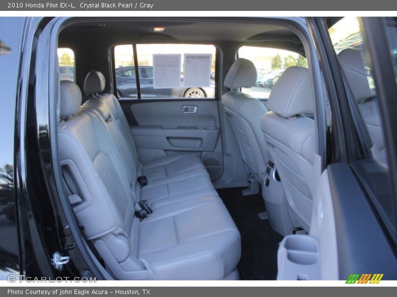 Crystal Black Pearl / Gray 2010 Honda Pilot EX-L