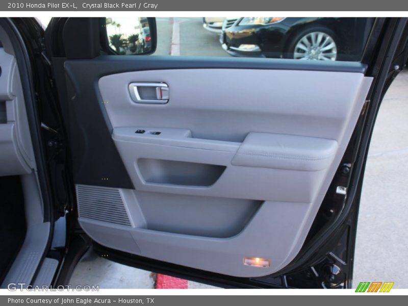 Crystal Black Pearl / Gray 2010 Honda Pilot EX-L