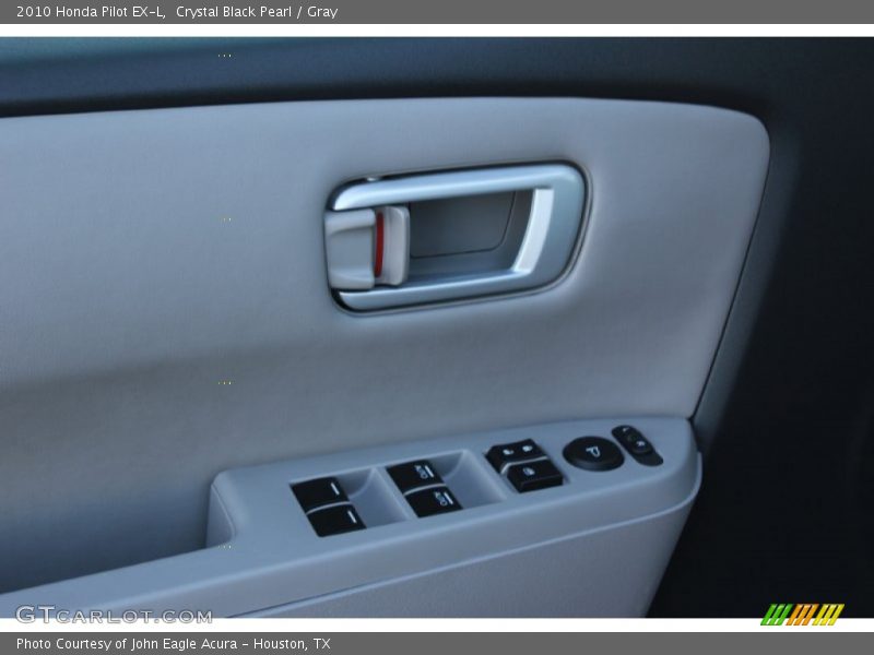 Crystal Black Pearl / Gray 2010 Honda Pilot EX-L