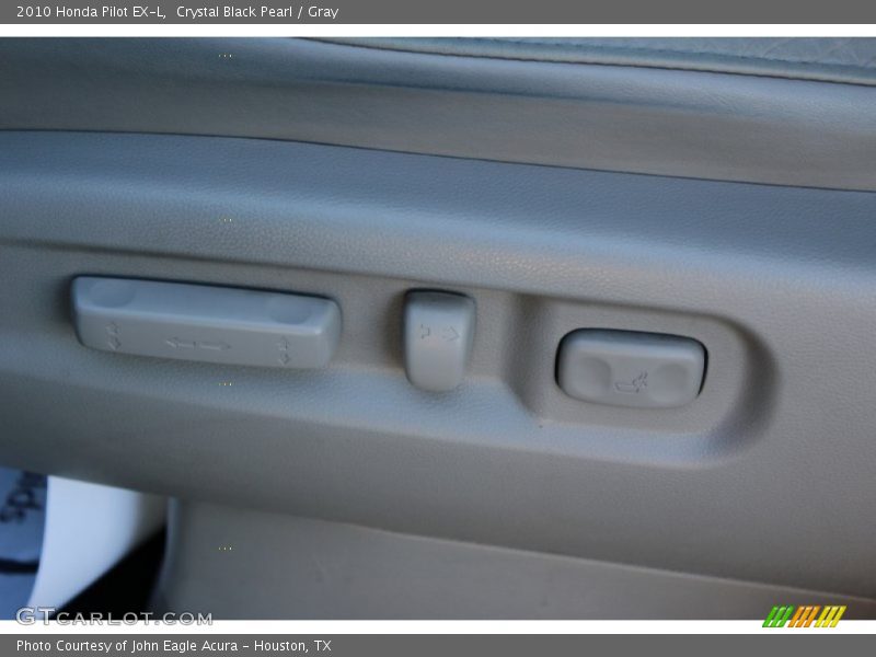 Crystal Black Pearl / Gray 2010 Honda Pilot EX-L