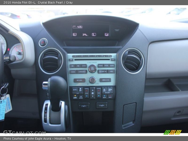 Crystal Black Pearl / Gray 2010 Honda Pilot EX-L