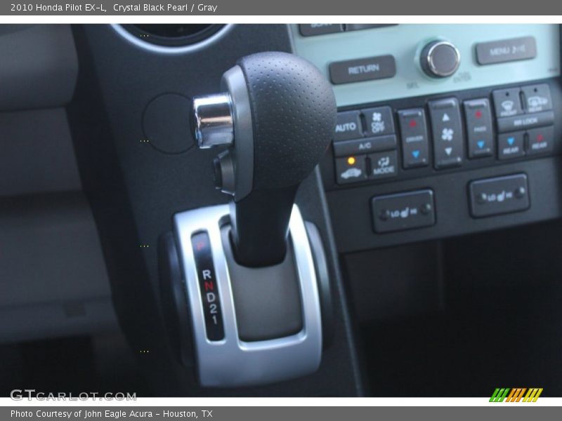 Crystal Black Pearl / Gray 2010 Honda Pilot EX-L