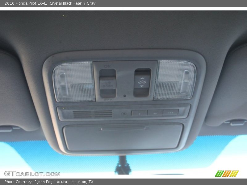 Crystal Black Pearl / Gray 2010 Honda Pilot EX-L