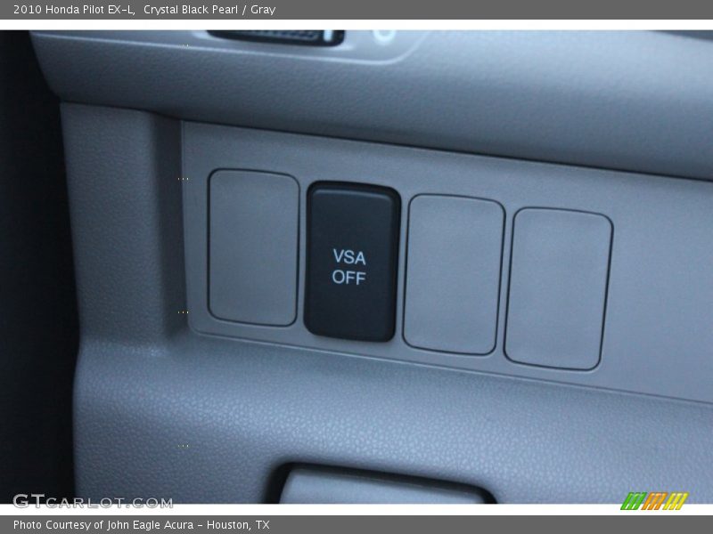 Crystal Black Pearl / Gray 2010 Honda Pilot EX-L