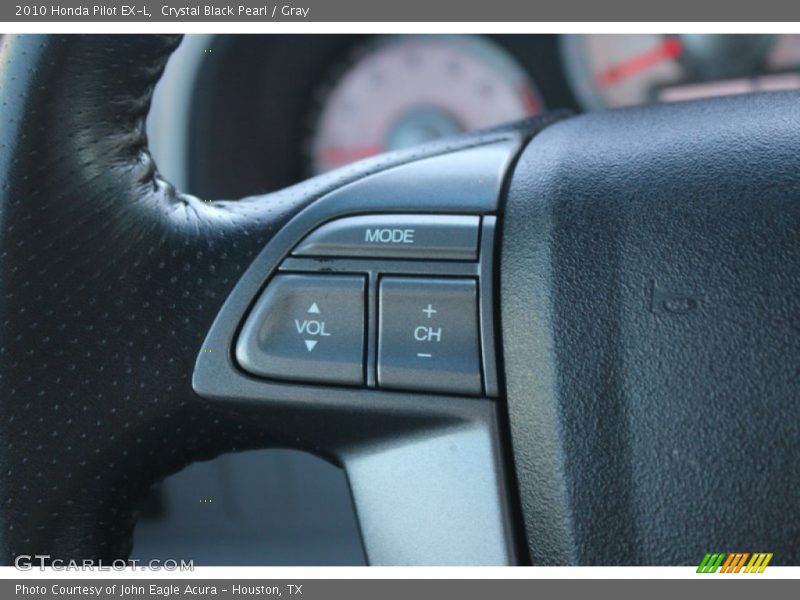 Crystal Black Pearl / Gray 2010 Honda Pilot EX-L