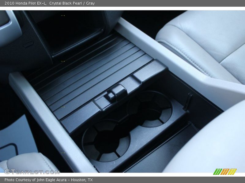 Crystal Black Pearl / Gray 2010 Honda Pilot EX-L