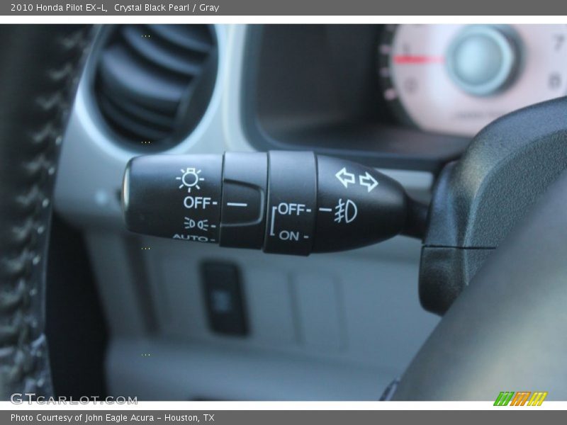Crystal Black Pearl / Gray 2010 Honda Pilot EX-L