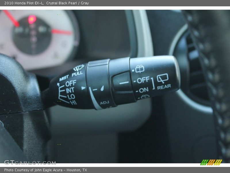 Crystal Black Pearl / Gray 2010 Honda Pilot EX-L
