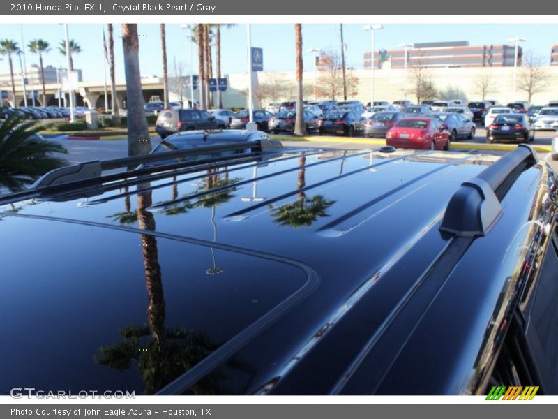 Crystal Black Pearl / Gray 2010 Honda Pilot EX-L