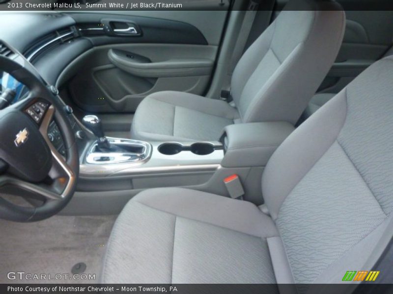 Summit White / Jet Black/Titanium 2013 Chevrolet Malibu LS