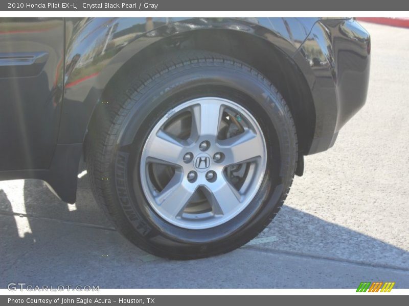 Crystal Black Pearl / Gray 2010 Honda Pilot EX-L