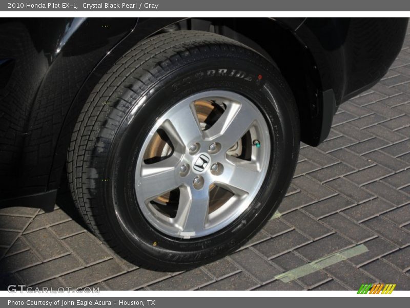 Crystal Black Pearl / Gray 2010 Honda Pilot EX-L
