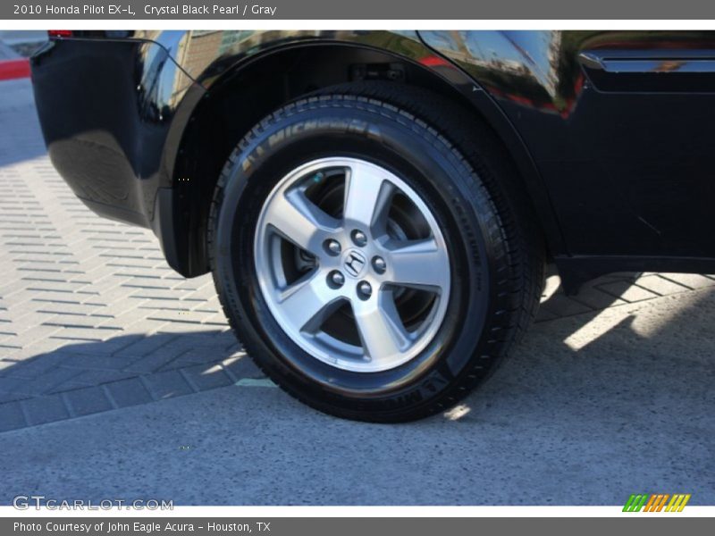 Crystal Black Pearl / Gray 2010 Honda Pilot EX-L