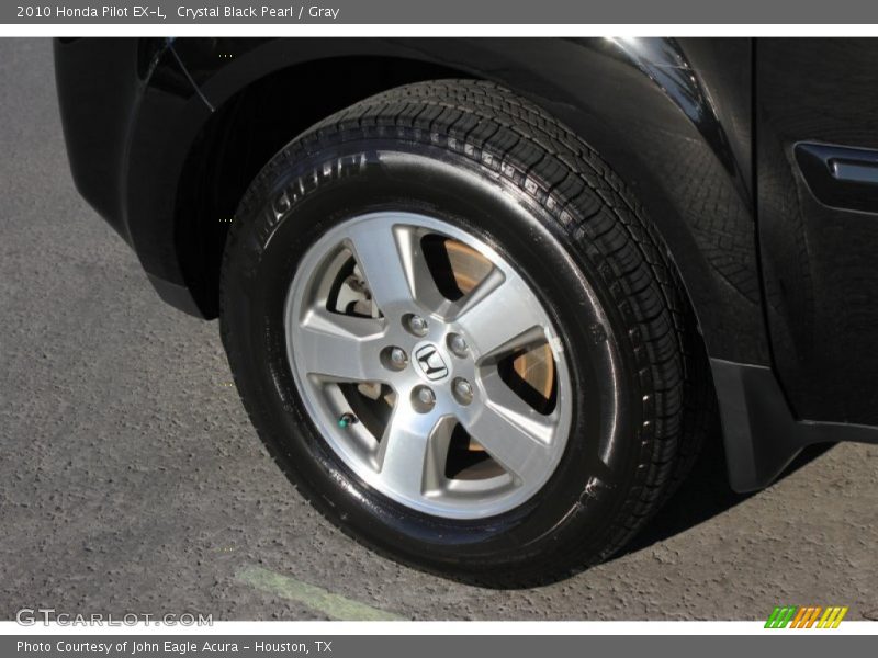 Crystal Black Pearl / Gray 2010 Honda Pilot EX-L