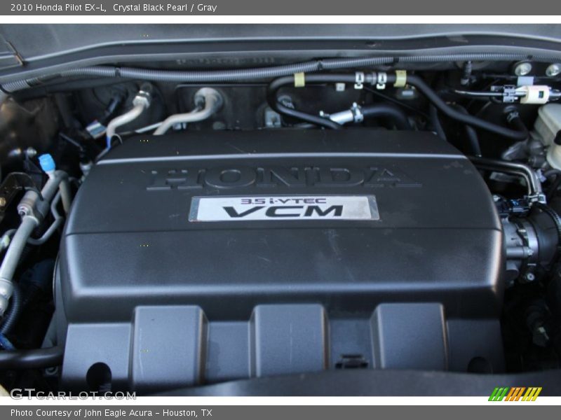 Crystal Black Pearl / Gray 2010 Honda Pilot EX-L