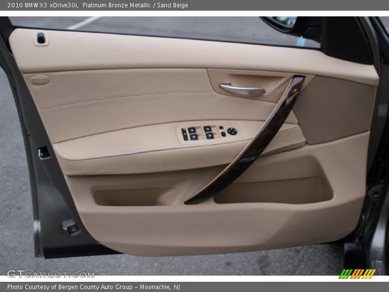 Platinum Bronze Metallic / Sand Beige 2010 BMW X3 xDrive30i