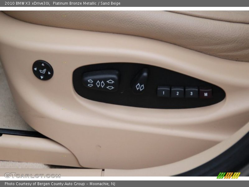Platinum Bronze Metallic / Sand Beige 2010 BMW X3 xDrive30i