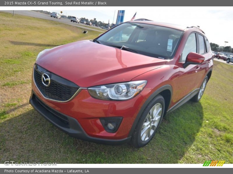 Soul Red Metallic / Black 2015 Mazda CX-5 Grand Touring
