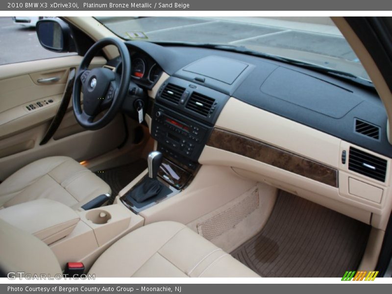 Platinum Bronze Metallic / Sand Beige 2010 BMW X3 xDrive30i