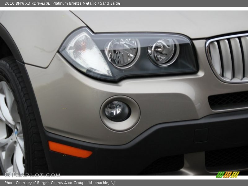 Platinum Bronze Metallic / Sand Beige 2010 BMW X3 xDrive30i