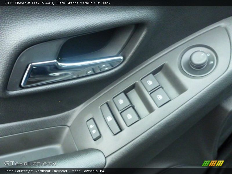 Black Granite Metallic / Jet Black 2015 Chevrolet Trax LS AWD