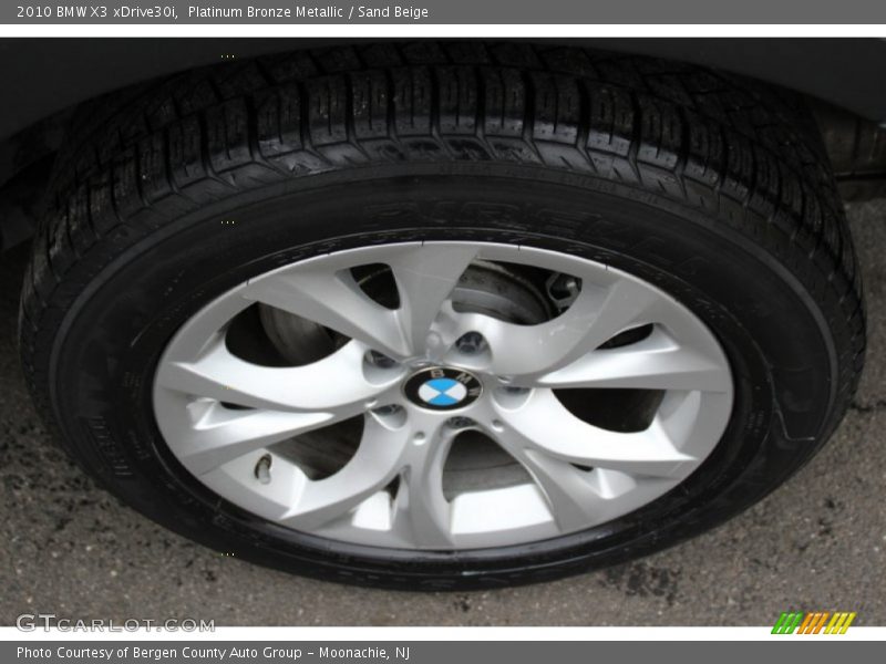 Platinum Bronze Metallic / Sand Beige 2010 BMW X3 xDrive30i