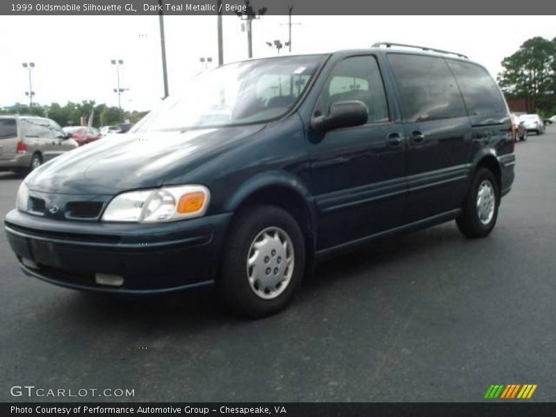 Dark Teal Metallic / Beige 1999 Oldsmobile Silhouette GL