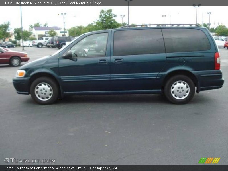 Dark Teal Metallic / Beige 1999 Oldsmobile Silhouette GL