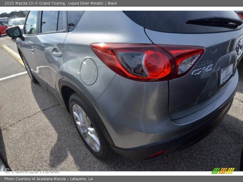 Liquid Silver Metallic / Black 2015 Mazda CX-5 Grand Touring