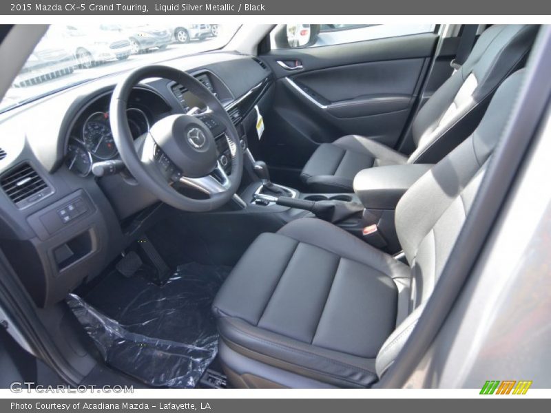 Liquid Silver Metallic / Black 2015 Mazda CX-5 Grand Touring