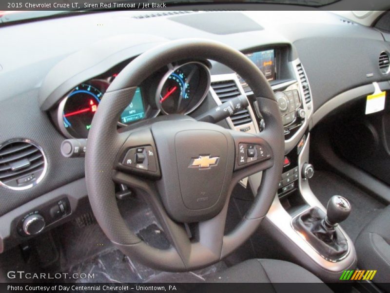 Siren Red Tintcoat / Jet Black 2015 Chevrolet Cruze LT