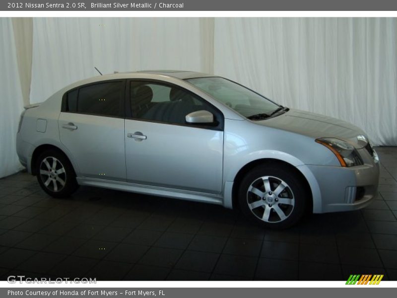 Brilliant Silver Metallic / Charcoal 2012 Nissan Sentra 2.0 SR