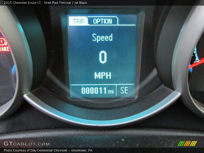 Siren Red Tintcoat / Jet Black 2015 Chevrolet Cruze LT