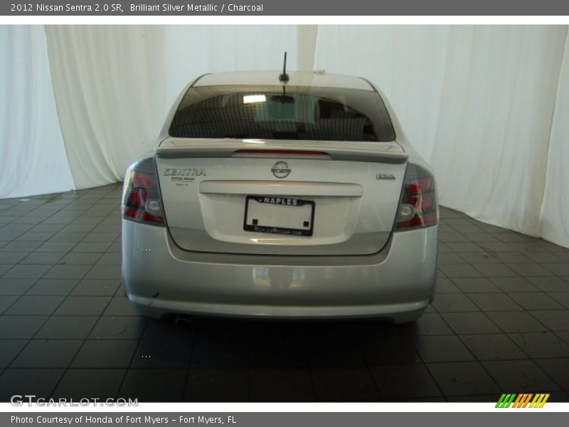 Brilliant Silver Metallic / Charcoal 2012 Nissan Sentra 2.0 SR