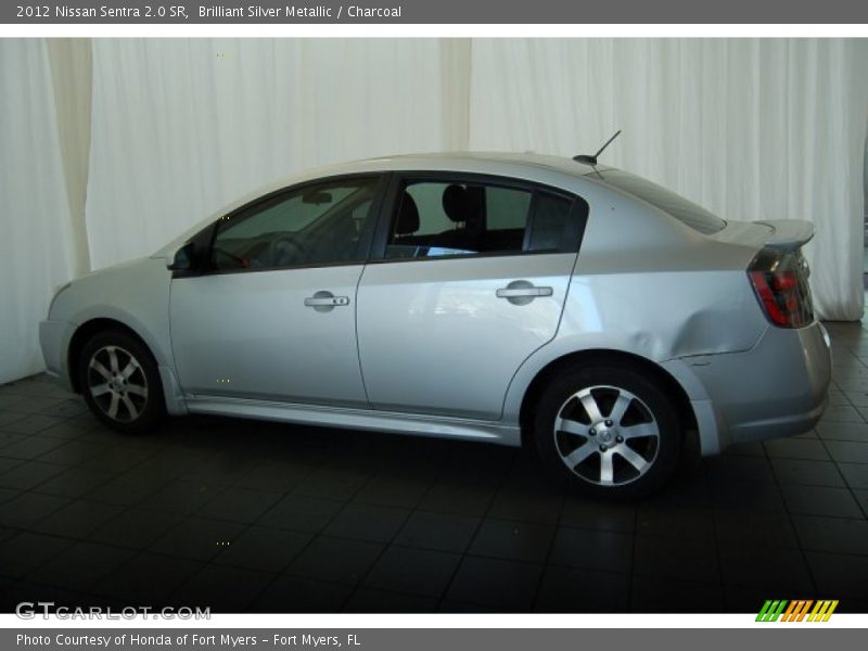 Brilliant Silver Metallic / Charcoal 2012 Nissan Sentra 2.0 SR