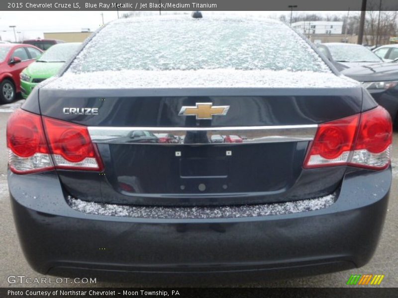 Blue Ray Metallic / Jet Black/Medium Titanium 2015 Chevrolet Cruze LS