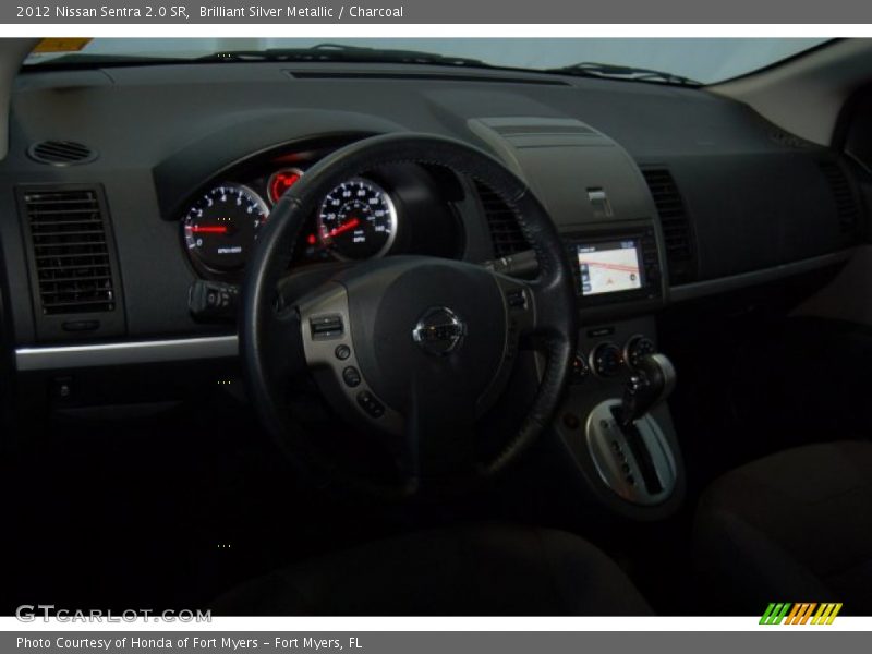 Brilliant Silver Metallic / Charcoal 2012 Nissan Sentra 2.0 SR