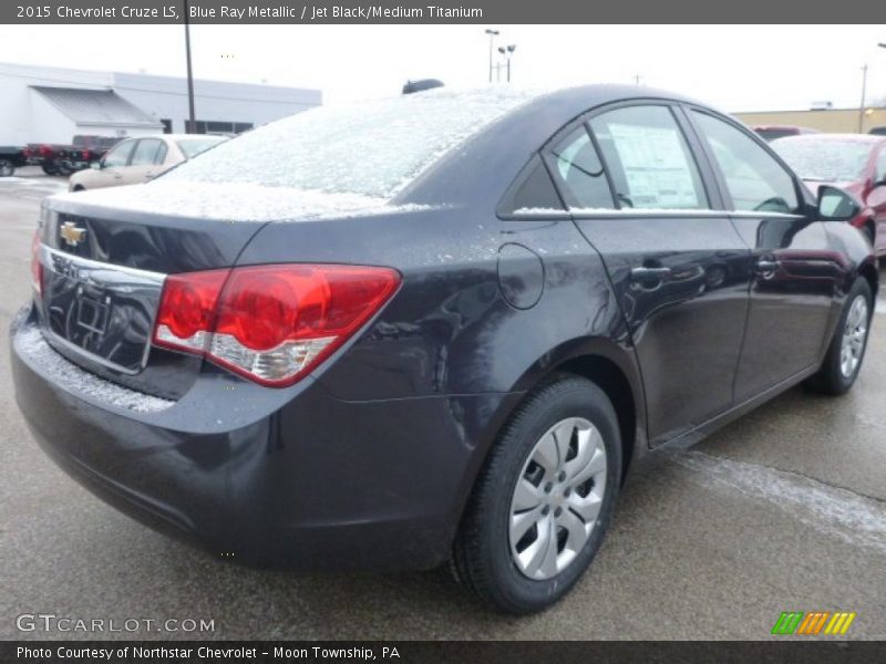 Blue Ray Metallic / Jet Black/Medium Titanium 2015 Chevrolet Cruze LS