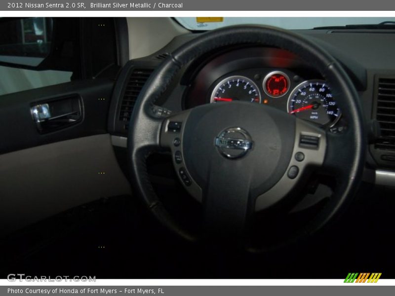 Brilliant Silver Metallic / Charcoal 2012 Nissan Sentra 2.0 SR