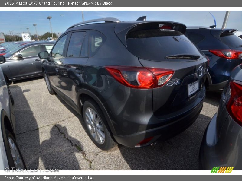 Meteor Gray Mica / Black 2015 Mazda CX-5 Grand Touring