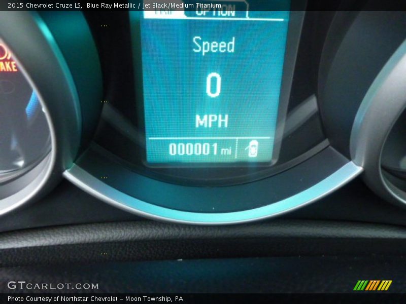 Blue Ray Metallic / Jet Black/Medium Titanium 2015 Chevrolet Cruze LS