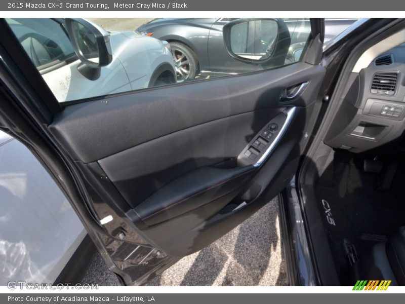 Meteor Gray Mica / Black 2015 Mazda CX-5 Grand Touring