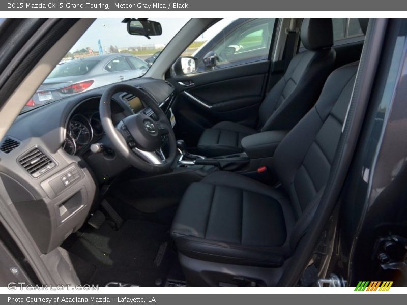 Meteor Gray Mica / Black 2015 Mazda CX-5 Grand Touring