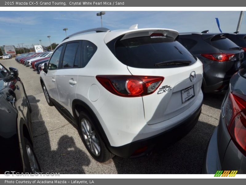 Crystal White Pearl Mica / Sand 2015 Mazda CX-5 Grand Touring