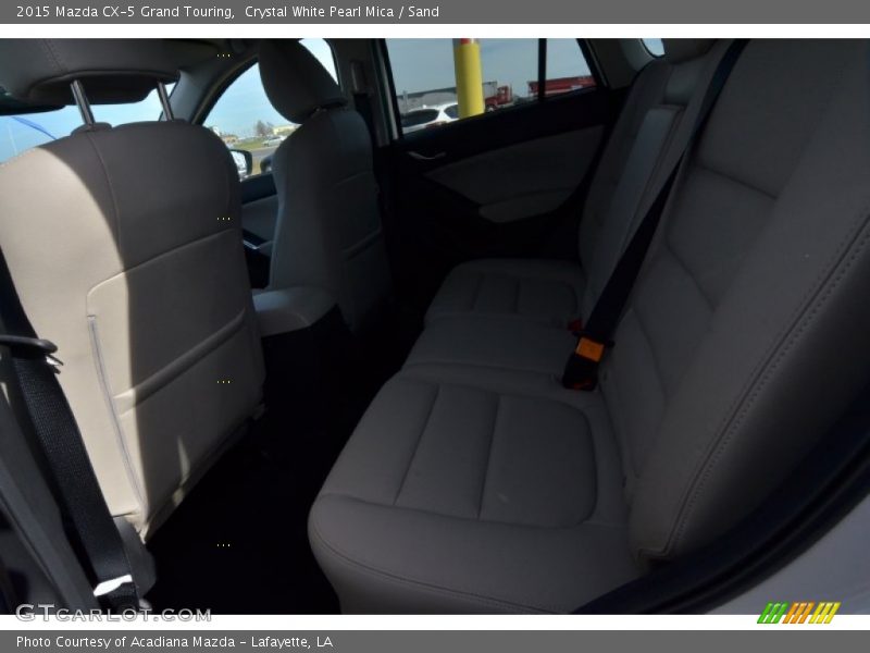 Crystal White Pearl Mica / Sand 2015 Mazda CX-5 Grand Touring