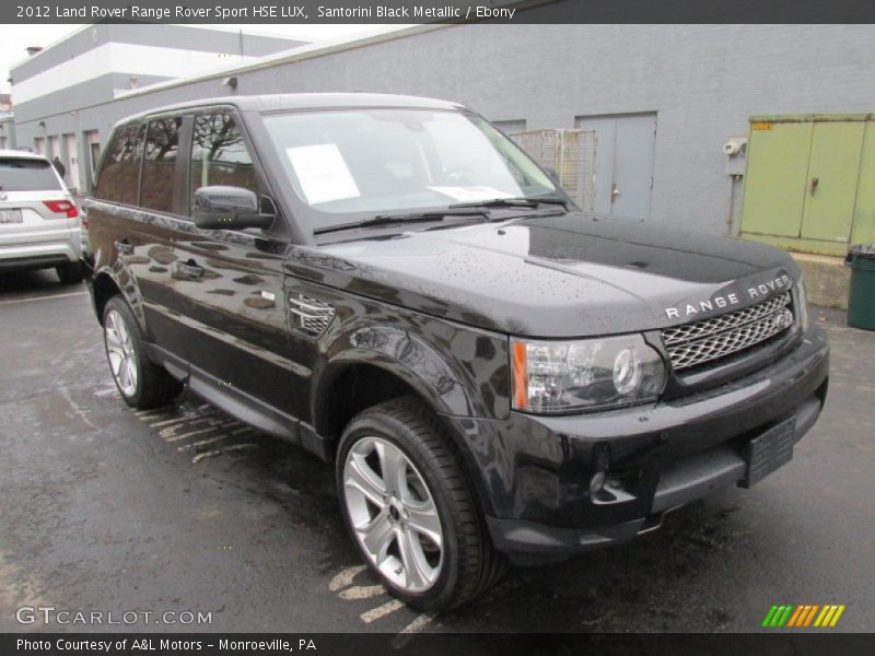 Santorini Black Metallic / Ebony 2012 Land Rover Range Rover Sport HSE LUX