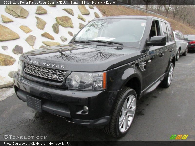 Santorini Black Metallic / Ebony 2012 Land Rover Range Rover Sport HSE LUX